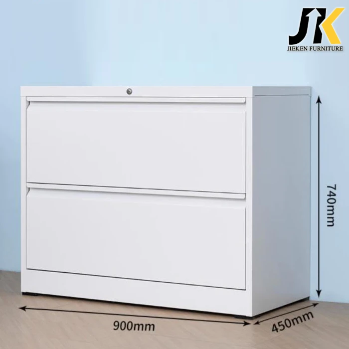 Lateral 2 drawer file cabinet